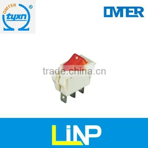 R-2-110-C1L-BO Dpst Illuminated Rocker Switch thumbnail-1