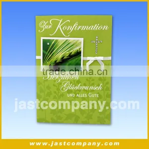 Custom Designed Full Color Paper Printing A5 Greeting Card thumbnail-1