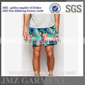 Wholesale OEM Swimming Pants for Men Polyester Swimwear With Your Own Print Design New 2015 Low Moq on Sale thumbnail-5