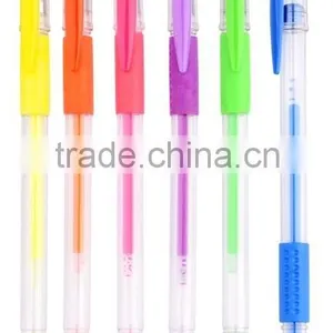 2015 Hot Sale Plastic Neon Gel Ink Pen Set(G-102) thumbnail-2