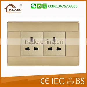 Aluminum 3gang Push Button Wall Switch thumbnail-6