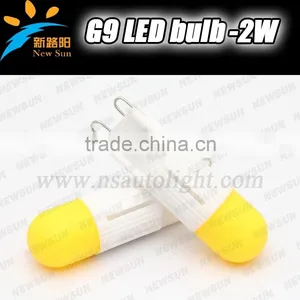 Super Bright G9 2W LED Crystal Lamps 220V Led Candle Corn Bulbs Droplight Chandelier Spot Lights G9 Led Bulb 2700K Warm White thumbnail-1