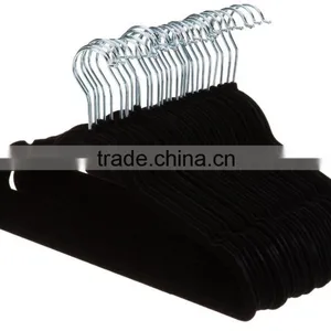 Ultra Thin No-slip Velvet Hangers Set of 50 in Color Box thumbnail-3
