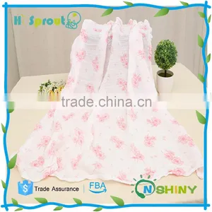 Swaddle Blankets Newborn Cotton Baby Muslin Cloth, Cotton Muslin thumbnail-1