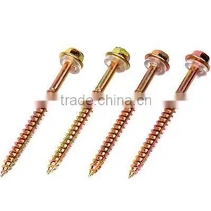 Hex Flange Head Wood Screws Type 17 With PVC Washer Series thumbnail-1