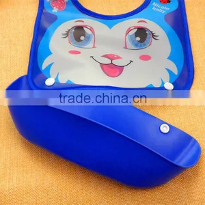 Wholesale Cartoon Silicone Baby Bib Bandana Set, Baby Drool Bib Manufacturer thumbnail-5
