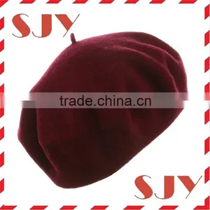 Many Color Optional Woolen Custom French Beret Hat thumbnail-6