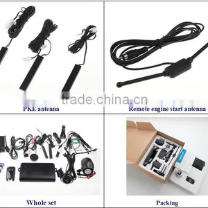 LED Screen Romote Control Showing+ Visual Indication+Two Way+ PKE +Remote Engine Start for Toyota thumbnail-3