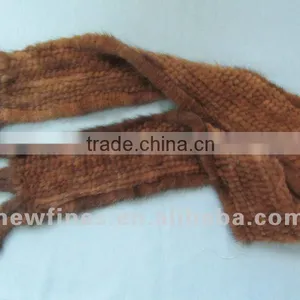 Genuine Mink Fur Scarf ,suitable for Women thumbnail-1