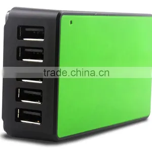 5 Port USB Smart Power Fast USB Charger Travel Wall Charger Station thumbnail-3