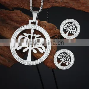 Stainless Steel Sweden Jewelry Set in Latest Design for Shop thumbnail-2