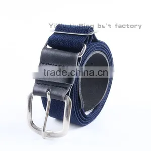 Elastic Genuine Leather Belt for Unisex With Pin Buckle thumbnail-2