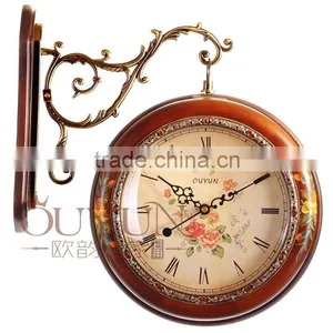 Modern Home Decor Interior Decorating Hand Painted Wall Clock thumbnail-1