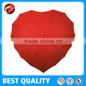 Red Heart Shape Umbrella for Wedding,ladies Umbrella thumbnail-6