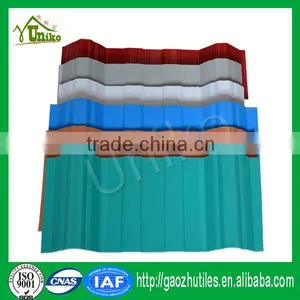 Brick Red Cheap Sound Proof Easy Installed Hot Corrugated Asa/pvc Thatch for Garage thumbnail-1