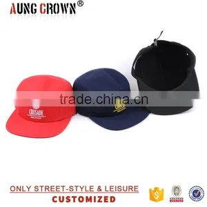 Printed Logo Custom 5 Panels Adjustable Cap thumbnail-1