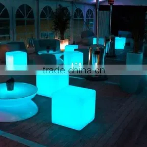 Outdoor Waterproof Led Cube Color Changing Furniture/swimming Pool Outdoor and Wedding Rgb Led Dental Chair/Led Cube Light thumbnail-6