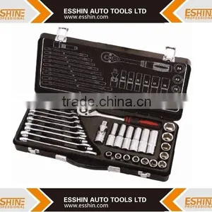 ESSHIN 29PCS 1/2 Inch Sockets Tool Kit/Ratchet Box Spanner Set In Tool Box/Wrench Auto Tools Set thumbnail-1