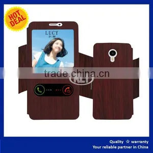 KLT One Window Cell Phone Case Leather Flip Case for Sony Xperia t2 Ultra thumbnail-2