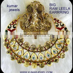 Big Bollywood Ram-Leela Earring thumbnail-1