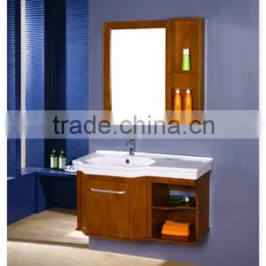 2016 Best Quality Solid Wood Bathroom Wall Cabinet Designs for Wholesale thumbnail-3