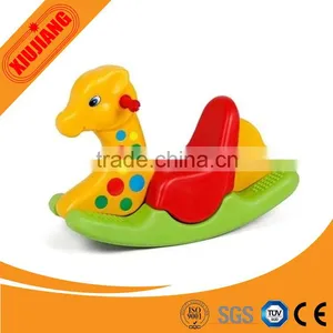 CE Approved Eco-friend Plastic Outdoor Rocking Horse for Kids thumbnail-2