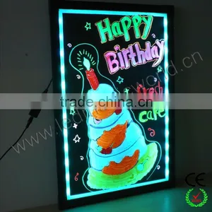 2014 Innovative Shanghai Led Chef Menu Chalk Board thumbnail-1