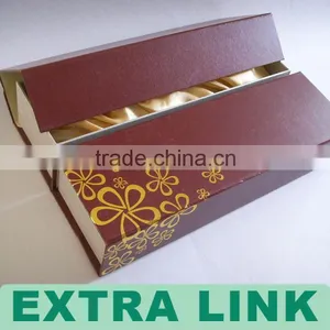 Luxury Large Jewelry Cardboard Box Packaging With Bow on Top Welcomed in North America Market thumbnail-1