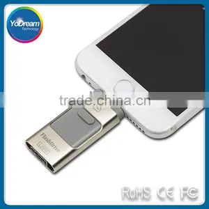 Pen Drive HD Memory Stick Dual Purpose Mobile OTG Micro USB Flash Drive 16GB 32GB 64GB PENDRIVE For IPhone 6 6s Plus 5 5S Ipad thumbnail-1