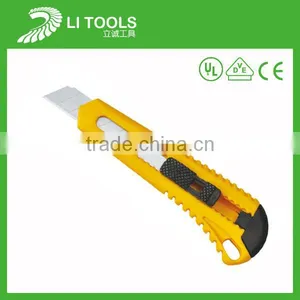 New Design Retractable Box Cutter Safety Knife With Carbon Steel Blade thumbnail-1