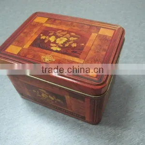 Beatiful Appearance Decorative Package Size125*90*60mm Rectangular Music Tin Box thumbnail-1