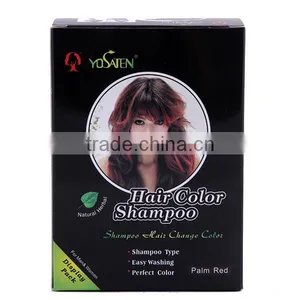 Nutural Semi Permanent Hair Color Brands Magic Salon Use Black Hair Shampoo thumbnail-1