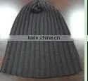 Wool/cashmere Blended Drop Needle Hat thumbnail-1