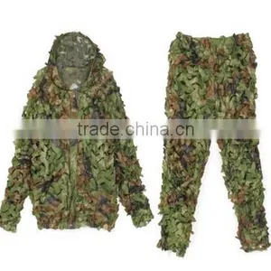 3D Tactical Military Hunting Bird Watching Sniper Ghillie Suit Leaf Camouflage Set Clothes by UniqueBella thumbnail-1