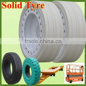 Top Quality 4.00x8 Small Solid Rubber Tires and Wheels With Good Price thumbnail-1