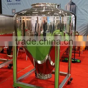 Stainless Steel Square Hopper With Movable WheelsStainless Steel Square Hopper With Movable Wheels thumbnail-1