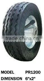 Pneumatic Rubber Wheels With Plastic or Steel Rim thumbnail-1