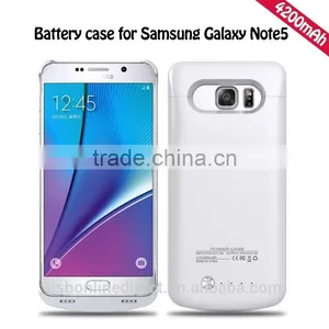 Newest 4200mah Back Clip Battery Case Rechargeable Battery for Samsung NOTE 5 thumbnail-1