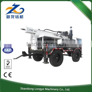 Economical Hot Exported 260m Portable Small Deep Hydraulic Water Well Drilling Rig thumbnail-3