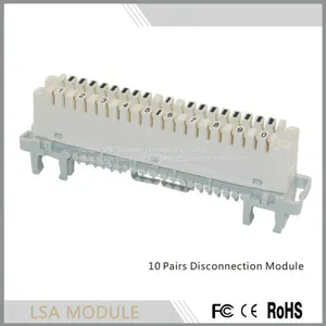 Chinese Supplier LSA Module Disconnection Module Krone Module 10 Pair Copper Conductor thumbnail-4