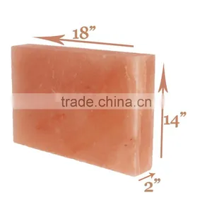 18" x 14" x 2" Himalayan Salt Block Plate Slab for BBQ Cooking Searing Serving thumbnail-1