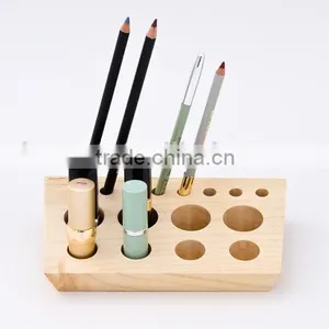 Handcraft Wooden Lipstick Holder Lipstick Organizer Makeup Storage thumbnail-4