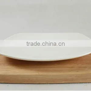 Haonai Hot Sale Product High Quality Square Shape Ceramic Plates Dishes thumbnail-1