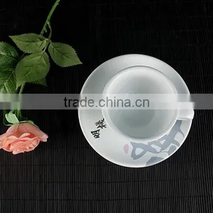 China Supplier New Premium Custom Wholesale Ceramic Coffee Cup Espresso Saucer thumbnail-2