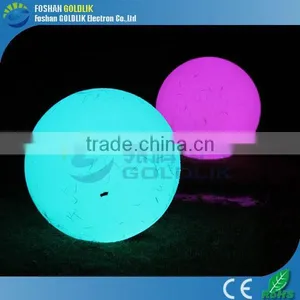 GLACS Control RGB Color Dia 80cm Large Battery Garden Glow Plastic LED Outdoor Ball Light thumbnail-2