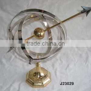 Nautical Decorations Made in Brass Armillary thumbnail-1