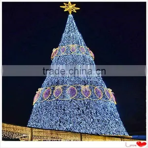 SJ2017500124 7m Outdoor Xmas Tree Artificial PVC Colorful Lighting Christmas Tree for Christmas Festival thumbnail-1