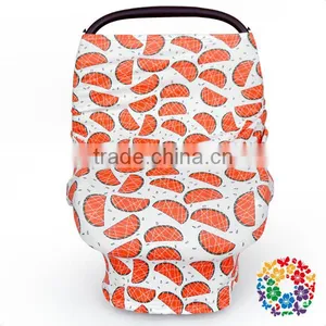 Wholesale Mulit Usage Various Prints Stretchy Nursing Cover Baby Car Seat Cover thumbnail-5