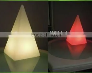 Rechargeable RGB Pyramid Led Decorative Lamp thumbnail-2