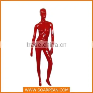 Full Body Fiberglass Lifelike Red Female Mannequin thumbnail-1